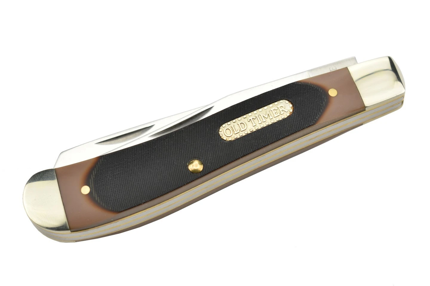 Schrade 94OT Old Timer Couteau De Poche à Deux Lames Trapper Gunstock 13 Schrade 94OT Old Timer Couteau De Poche à Deux Lames Trapper Gunstock – Image 11