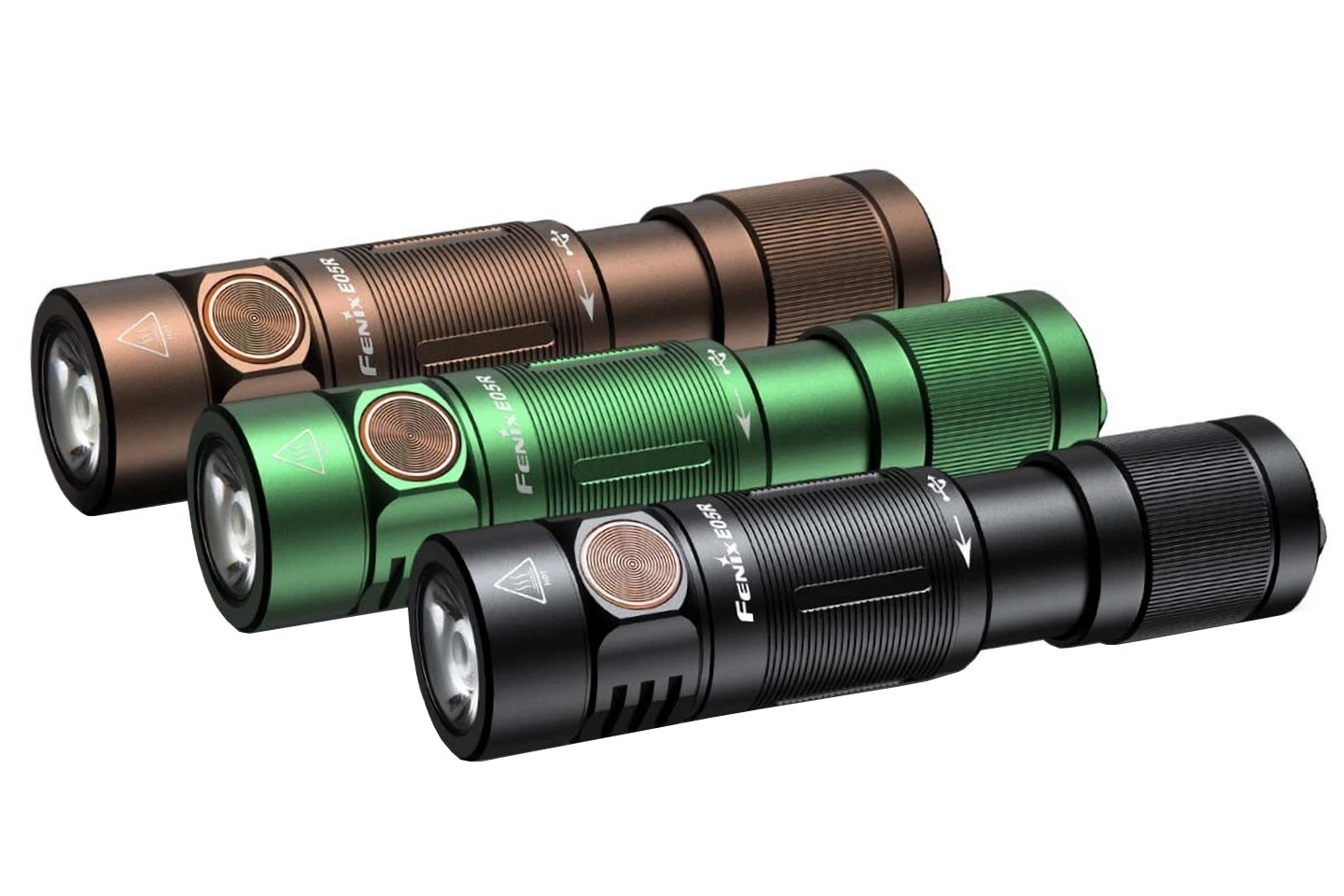 Fenix E05R Marron Lampe De Poche Porte-clés Rechargeable 3 Fenix E05R Marron Lampe De Poche Porte-clés Rechargeable – Image 2