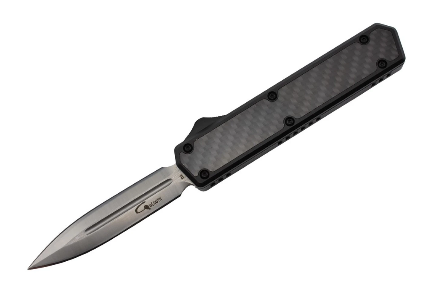 Golgoth G11B1 Noir. Couteau Automatique OTF Double Action 3 Golgoth G11B1 Noir. Couteau Automatique OTF Double Action