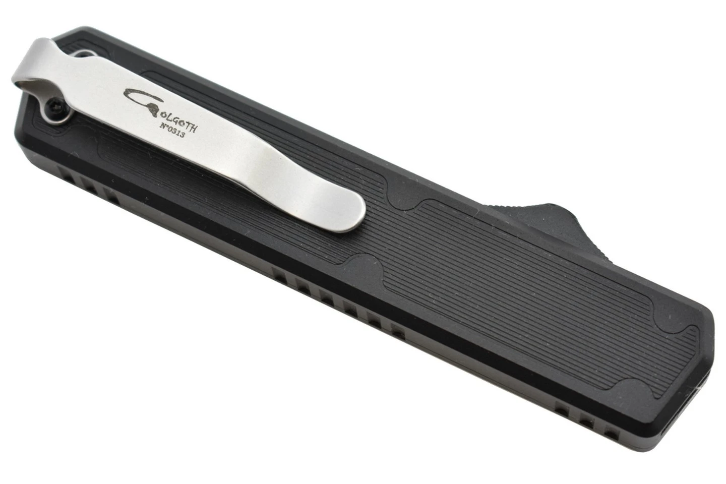 Golgoth G11B1 Noir. Couteau Automatique OTF Double Action 4 Golgoth G11B1 Noir. Couteau Automatique OTF Double Action – Image 2