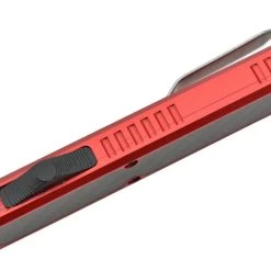 Golgoth G11BS3 Rouge. Couteau Automatique OTF Lame Double Tranchant Avec Serrations En Acier D2 Manche Aluminium Rouge Et Fibre De Carbone -Kansept shop G11BS3 4.jpg 1440x960 1