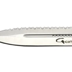 Golgoth G11BS5 Orange. Couteau Automatique OTF Lame Double Tranchant Avec Serrations En Acier D2 Manche Aluminium Orange Et Fibre De Carbone -Kansept shop G11BS5 5.jpg 1440x960 1