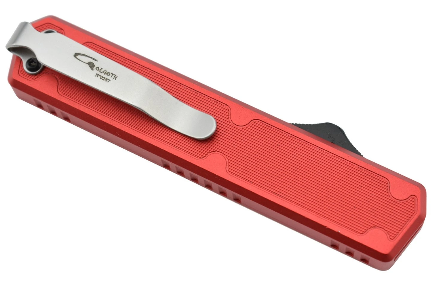 Golgoth G11C3 Rouge. Couteau Automatique OTF Double Action 6 Golgoth G11C3 Rouge. Couteau Automatique OTF Double Action – Image 4