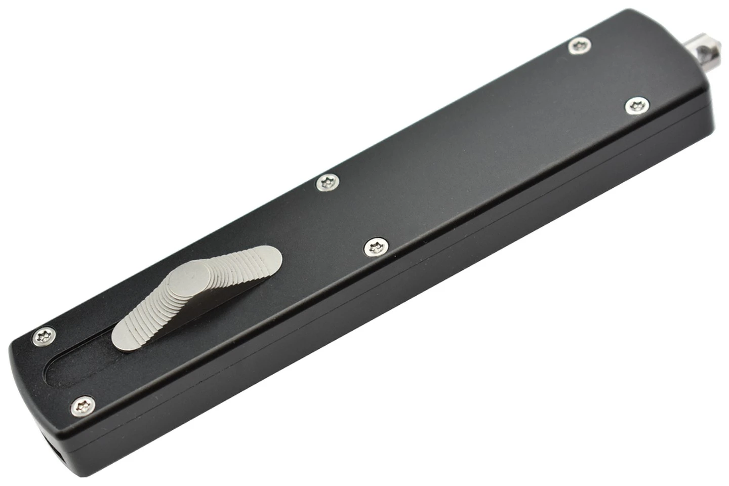 Golgoth G12G Couteau Automatique Lame Glaive Double Tranchant Acier D2 Manche Aluminium 4 Golgoth G12G Couteau Automatique Lame Glaive Double Tranchant Acier D2 Manche Aluminium – Image 2