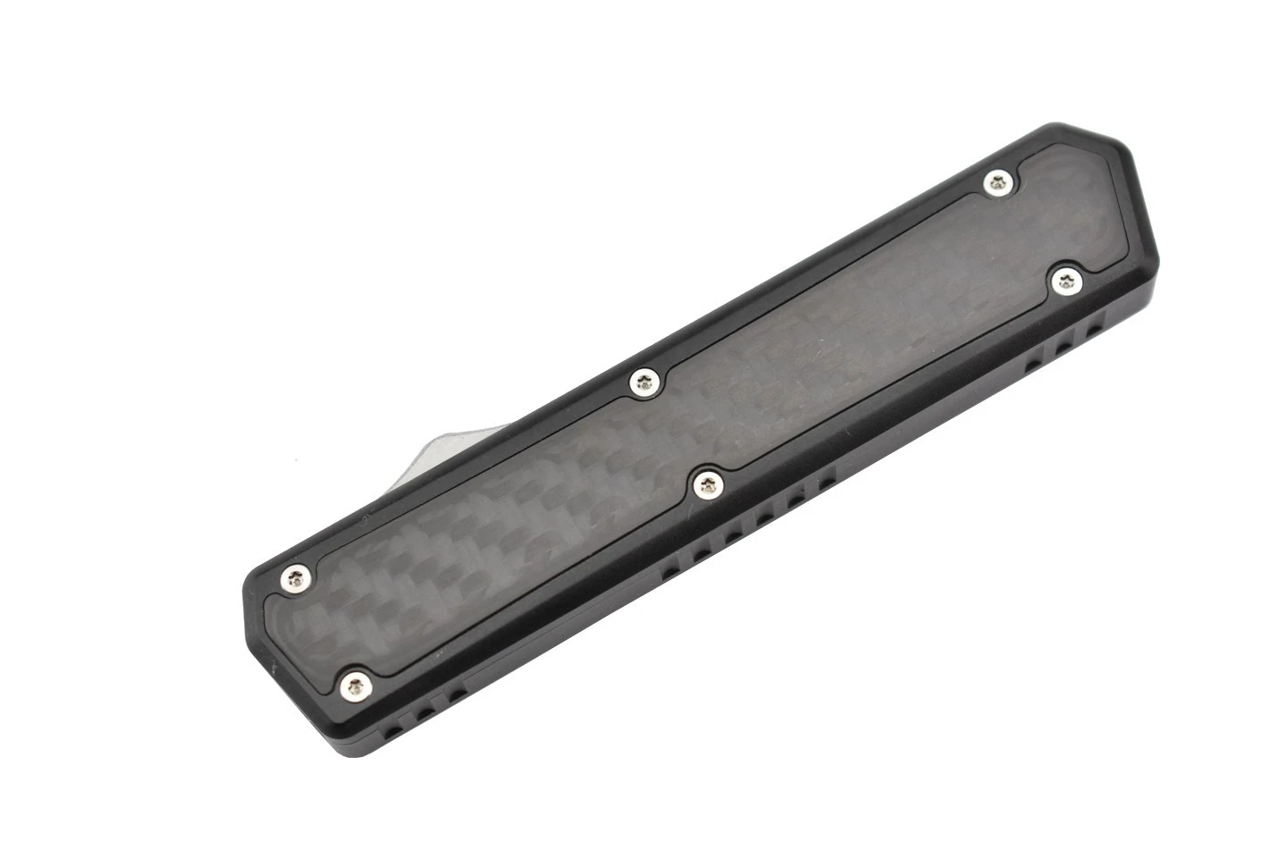 Golgoth G6CF Fibre De Carbone Automatique OTF Lame Acier D2, Manche Insert Fibre De Carbone 5 Golgoth G6CF Fibre De Carbone Automatique OTF Lame Acier D2, Manche Insert Fibre De Carbone – Image 3