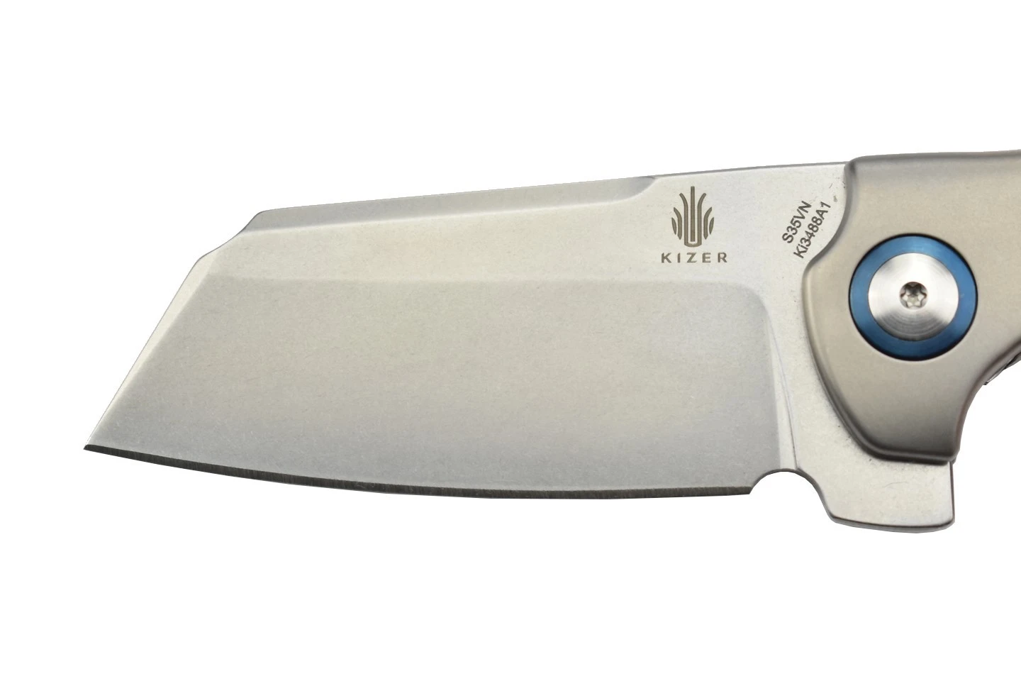 Kizer Ki3488A1 C01C Mini Sheepdog Lame Acier S35VN Et Manche Titane Gris 4 Kizer Ki3488A1 C01C Mini Sheepdog Lame Acier S35VN Et Manche Titane Gris – Image 2