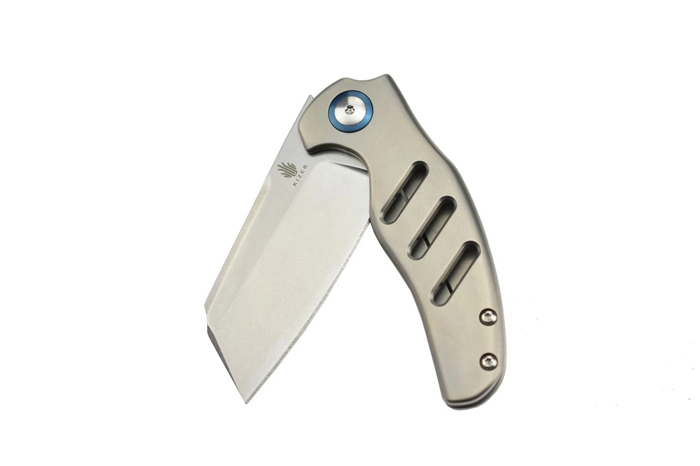 Kizer Ki3488A1 C01C Mini Sheepdog Lame Acier S35VN Et Manche Titane Gris 10 Kizer Ki3488A1 C01C Mini Sheepdog Lame Acier S35VN Et Manche Titane Gris – Image 8