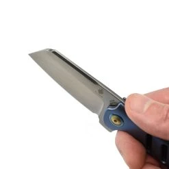 Kizer Ki3488A2 C01C Mini Sheepdog Lame Acier S35VN Et Manche Titane Bleu -Kansept shop Ki3488A2 12.jpg 1440x960 1