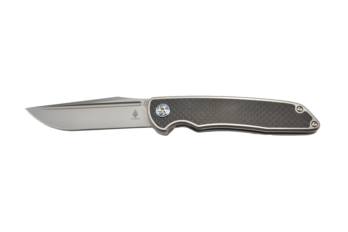 Kizer Ki4510A1 Matanzas Couteau Pliant Lame Acier S35VN Et Manche Fibre De Carbone 12 Kizer Ki4510A1 Matanzas Couteau Pliant Lame Acier S35VN Et Manche Fibre De Carbone – Image 10