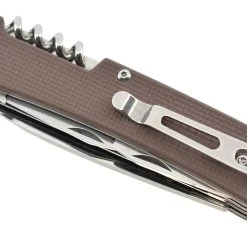 Alternative view of Ruike L32N Marron - Couteau Multifonctions Collection Criterion