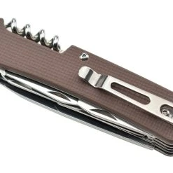 Alternative view of Ruike L42N Marron - Couteau Multifonctions Collection Criterion