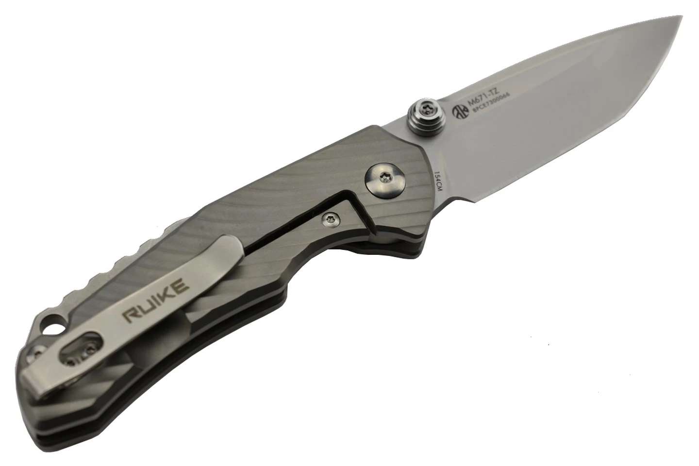 Ruike M671-TZ Couteau Lame Acier 154CM Manche Titane TC4 6 Ruike M671-TZ Couteau Lame Acier 154CM Manche Titane TC4 – Image 4