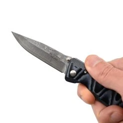 Mcusta MC-10D - Lame Damas - Manche Micarta Bleu -Kansept shop MC10D 12.jpg 1440x960 1