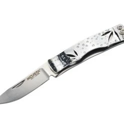 Mcusta MC-154 - Bamboo Money Clip - Manche Micarta Vert -Kansept shop MC154 7.jpg 1440x960 1