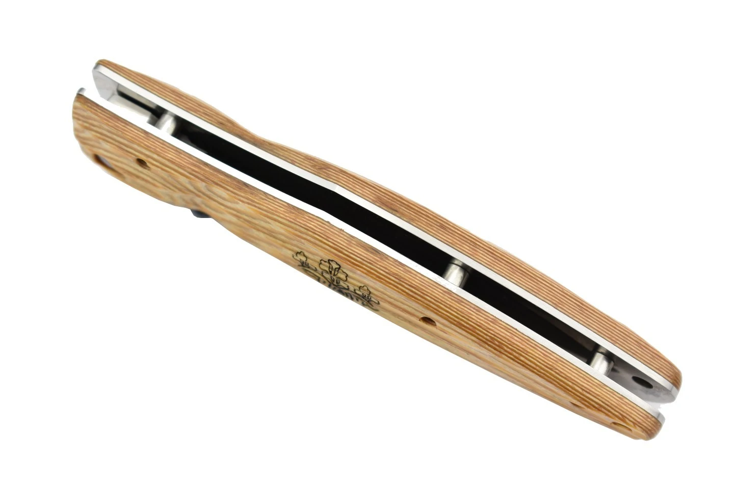 Mcusta MC-182D Sengoku Damas Pakka Wood Jaune 8 Mcusta MC-182D Sengoku Damas Pakka Wood Jaune – Image 6