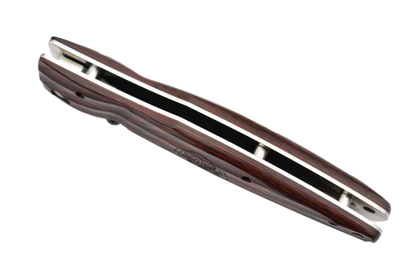 Mcusta Sengoku MC-183D Damas Pakka Wood Rouge 8 Mcusta Sengoku MC-183D Damas Pakka Wood Rouge – Image 6