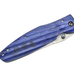 Mcusta MC-186D Manche Pakka Wood Bleu Et Lame Damas -Kansept shop MC186D 10.jpg 1440x960 1