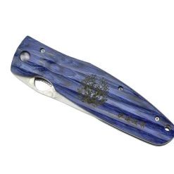 Mcusta MC-186G Manche Pakka Wood Bleu Et Lame SPG2 -Kansept shop MC186G 3.jpg 1440x960 1