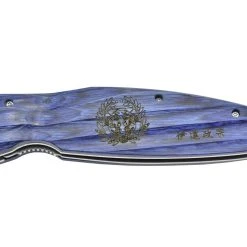 Mcusta MC-186G Manche Pakka Wood Bleu Et Lame SPG2 -Kansept shop MC186G 7.jpg 1440x960 1