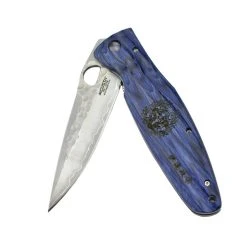 Mcusta MC-186G Manche Pakka Wood Bleu Et Lame SPG2 -Kansept shop MC186G 8.jpg 1440x960 1