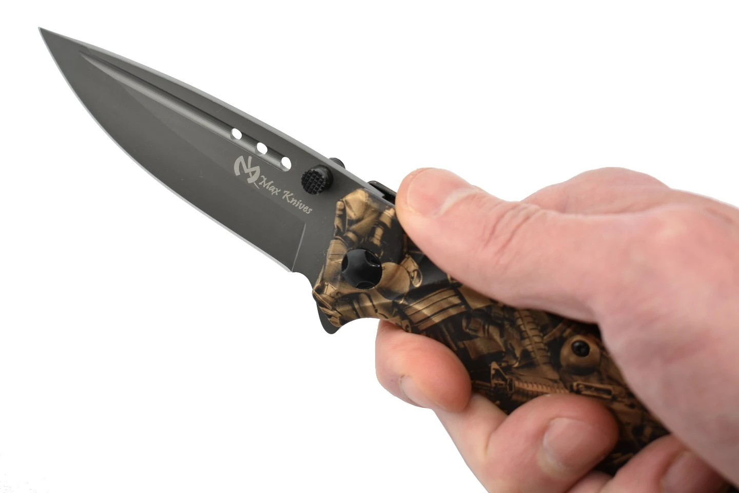 Maxknives MK142 Couteau Pliant Ouverture Assistée Acier 3Cr13 Et Aluminium 11 Maxknives MK142 Couteau Pliant Ouverture Assistée Acier 3Cr13 Et Aluminium – Image 9