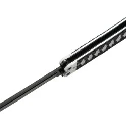 Maxknives P46B Couteau Papillon Lame Acier 3CR13 Manche Aluminium Blanc Et Noir -Kansept shop P46B 3.jpg 1440x960 1