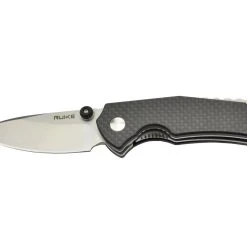 Ruike P671-CB Noir Couteau De Poche Lame Acier 14C28N Manche G10 Et Fibre De Carbone -Kansept shop P671CB 4.jpg 1440x960 1