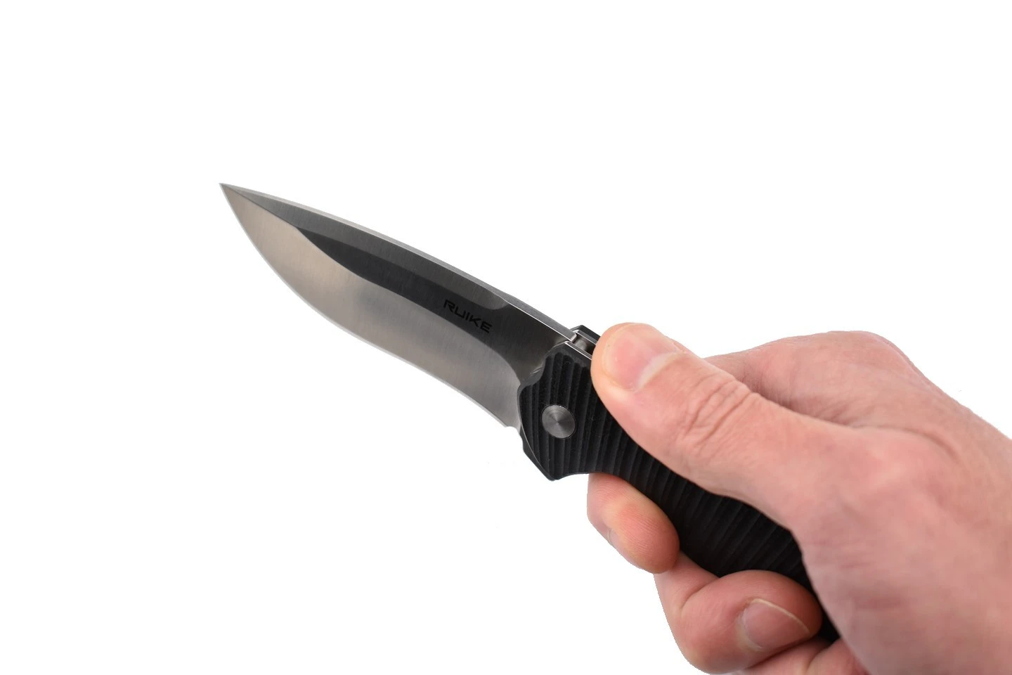 Ruike P852-B Noir Couteau De Poche Lame Acier 14C28N Manche G10 5 Ruike P852-B Noir Couteau De Poche Lame Acier 14C28N Manche G10 – Image 3