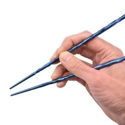 Kizer T309A2 Chopsticks Baguettes En Titane Pour Le Repas Couleur Bleu -Kansept shop T309A2 9.jpg 1440x960 1