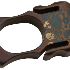 Maxknives TIKNU9SK Impact Tool En Titane Anodisé Motif Skull