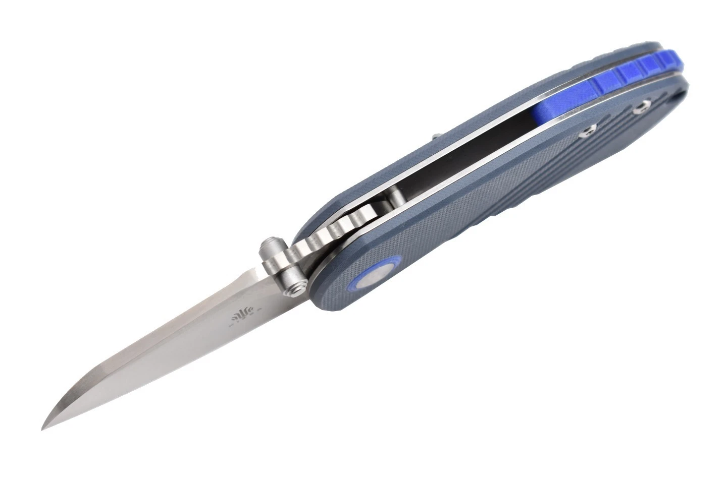 Kizer V2540C3 Par Justin Lundquist Lame Acier 154CM Manche G10 Bleu 4 Kizer V2540C3 Par Justin Lundquist Lame Acier 154CM Manche G10 Bleu – Image 2