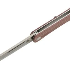 Kizer V3009N5 Pinch Lame Acier N690 Stonewash Manche Micarta Rouge Par Rolf Helbig -Kansept shop V3009N5 3.jpg 1440x960 1