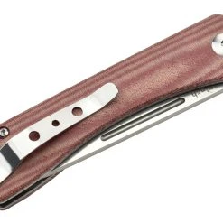 Kizer V3009N5 Pinch Lame Acier N690 Stonewash Manche Micarta Rouge Par Rolf Helbig -Kansept shop V3009N5 5.jpg 1440x960 1