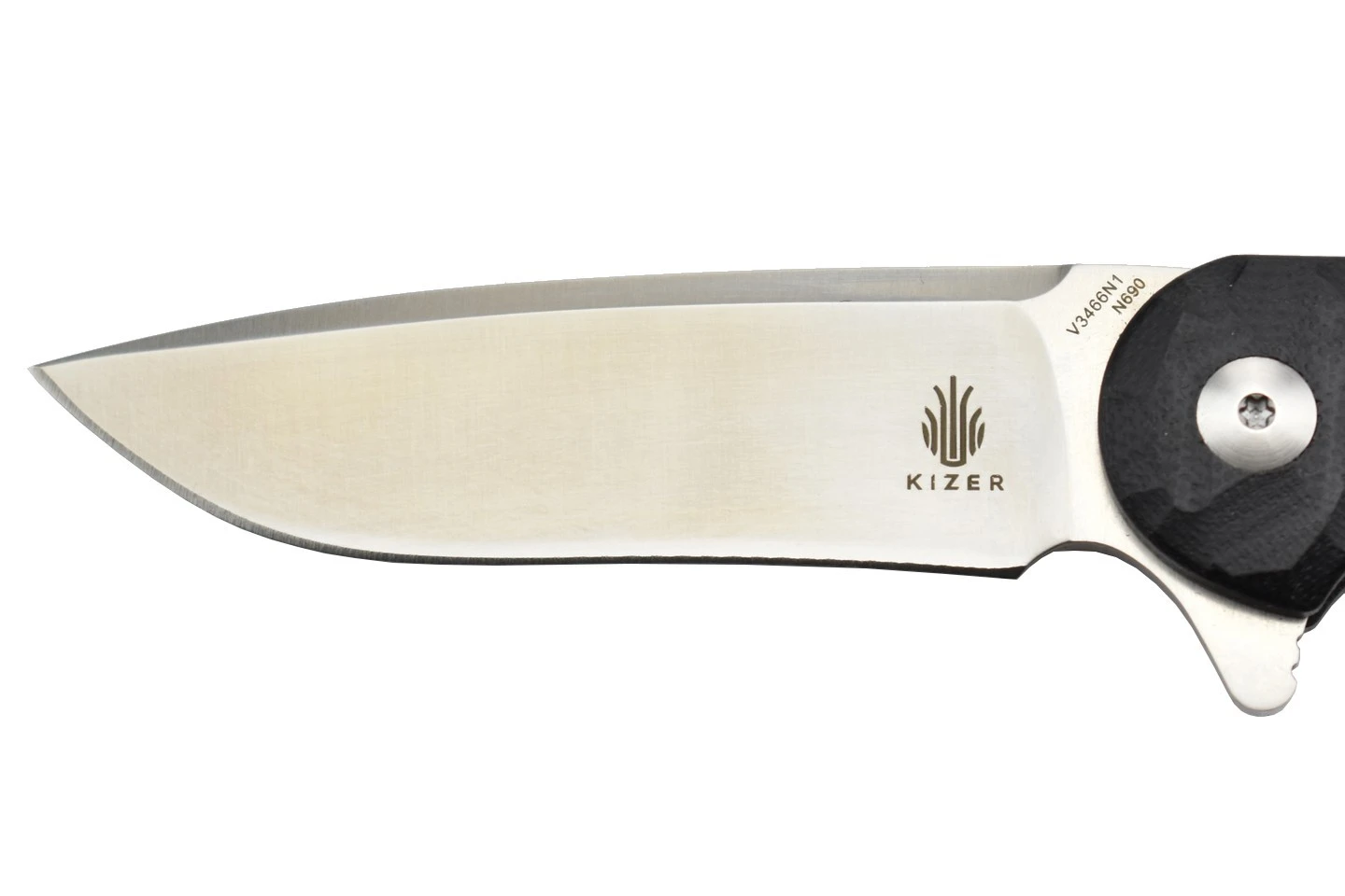 Kizer V3466N1 Dukes Par Matt Cucchiara Lame Acier N690 Et Manche G10 Noir 4 Kizer V3466N1 Dukes Par Matt Cucchiara Lame Acier N690 Et Manche G10 Noir – Image 2