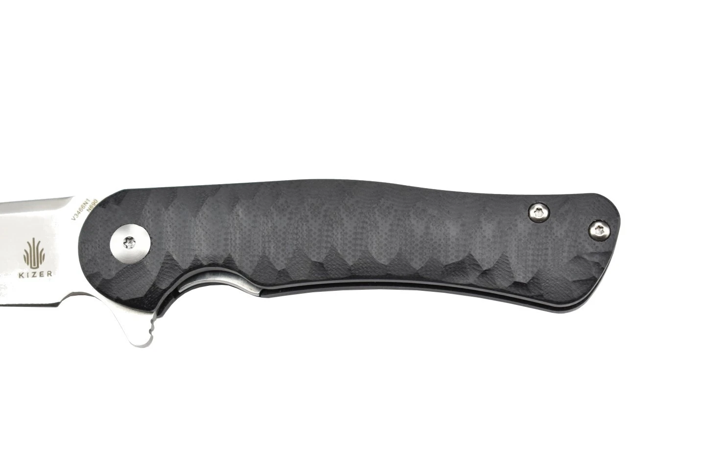 Kizer V3466N1 Dukes Par Matt Cucchiara Lame Acier N690 Et Manche G10 Noir 9 Kizer V3466N1 Dukes Par Matt Cucchiara Lame Acier N690 Et Manche G10 Noir – Image 7