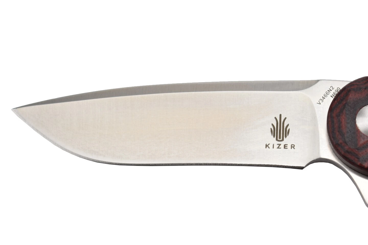 Kizer V3466N2 Dukes Par Matt Cucchiara Lame Acier N690 Et Manche G10 Marron 5 Kizer V3466N2 Dukes Par Matt Cucchiara Lame Acier N690 Et Manche G10 Marron – Image 3