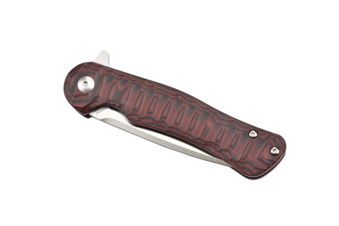 Kizer V3466N2 Dukes Par Matt Cucchiara Lame Acier N690 Et Manche G10 Marron 6 Kizer V3466N2 Dukes Par Matt Cucchiara Lame Acier N690 Et Manche G10 Marron – Image 4