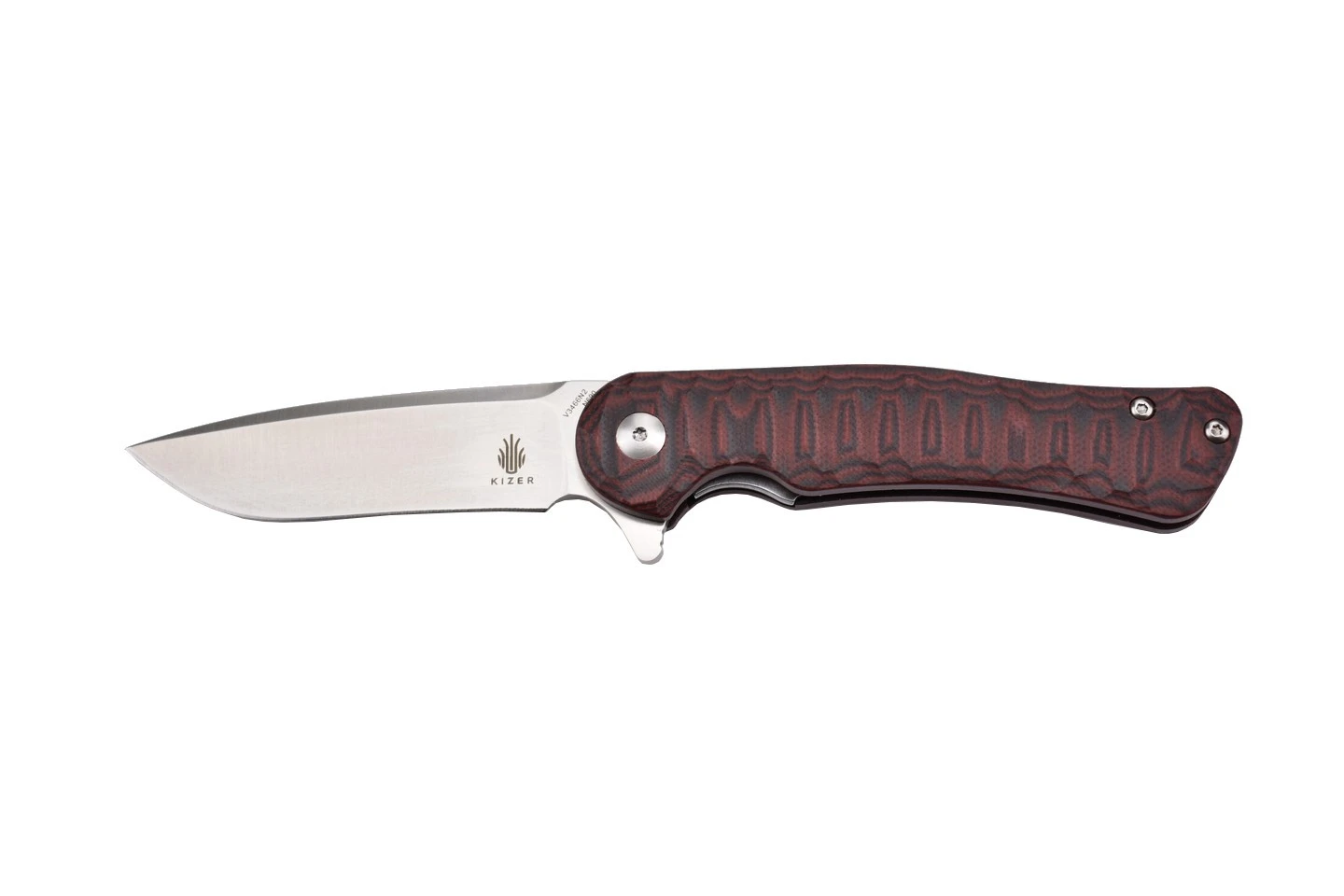 Kizer V3466N2 Dukes Par Matt Cucchiara Lame Acier N690 Et Manche G10 Marron 8 Kizer V3466N2 Dukes Par Matt Cucchiara Lame Acier N690 Et Manche G10 Marron – Image 6