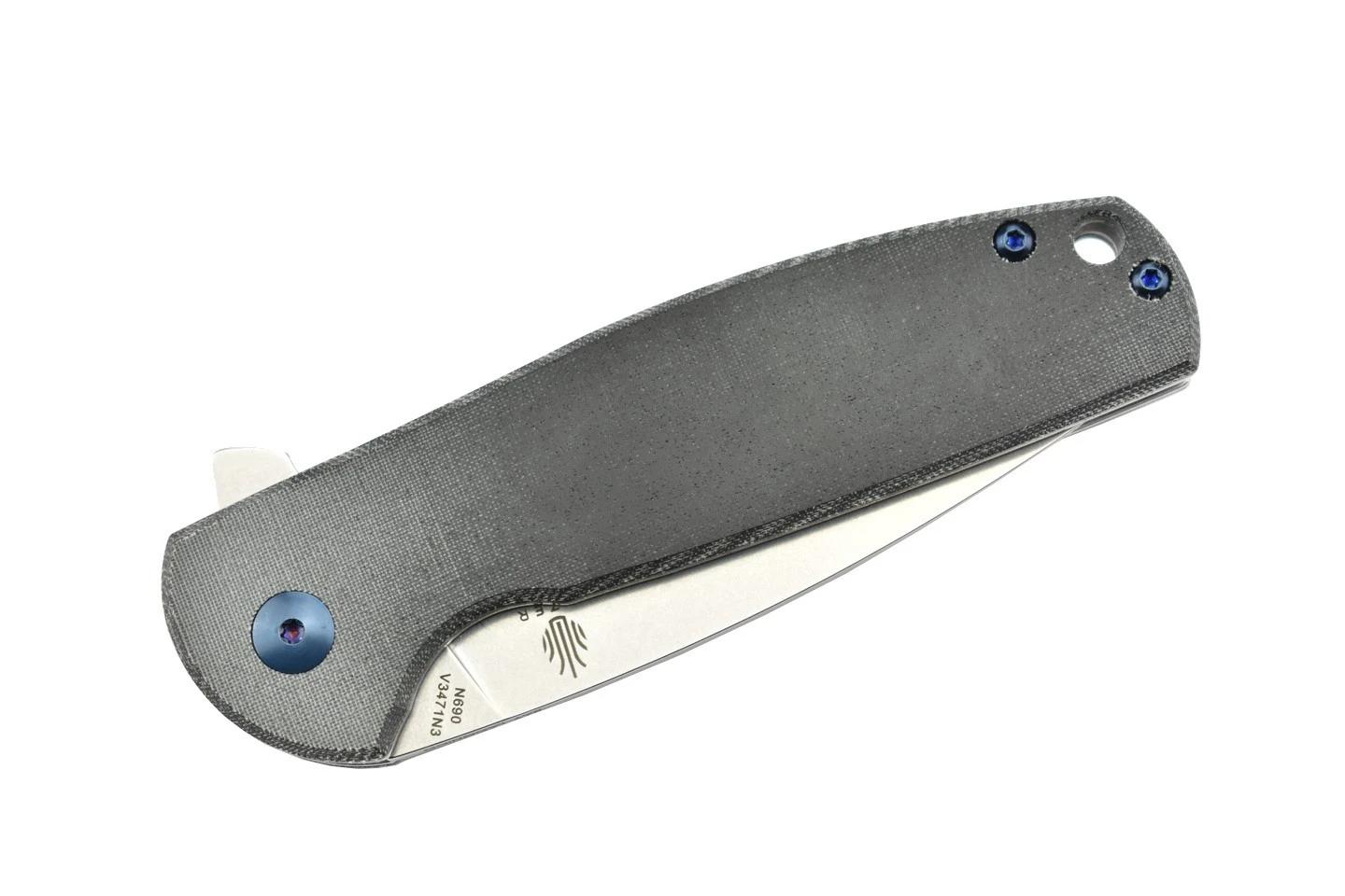 Kizer V3471N3 Gemini Par Ray Laconico Lame Acier N690 Et Manche Micarta 6 Kizer V3471N3 Gemini Par Ray Laconico Lame Acier N690 Et Manche Micarta – Image 4