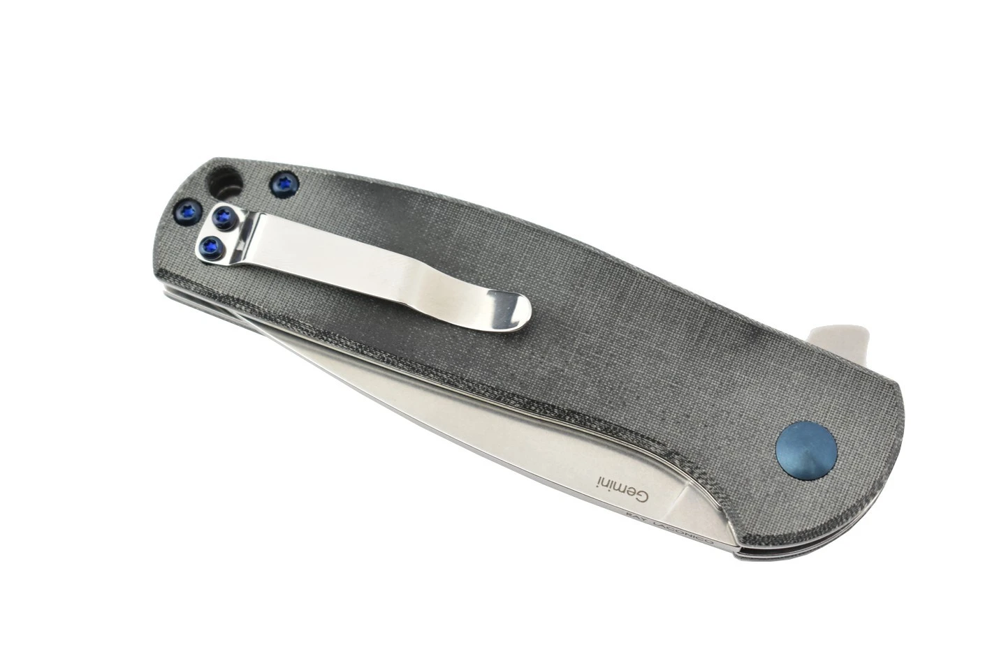 Kizer V3471N3 Gemini Par Ray Laconico Lame Acier N690 Et Manche Micarta 7 Kizer V3471N3 Gemini Par Ray Laconico Lame Acier N690 Et Manche Micarta – Image 5