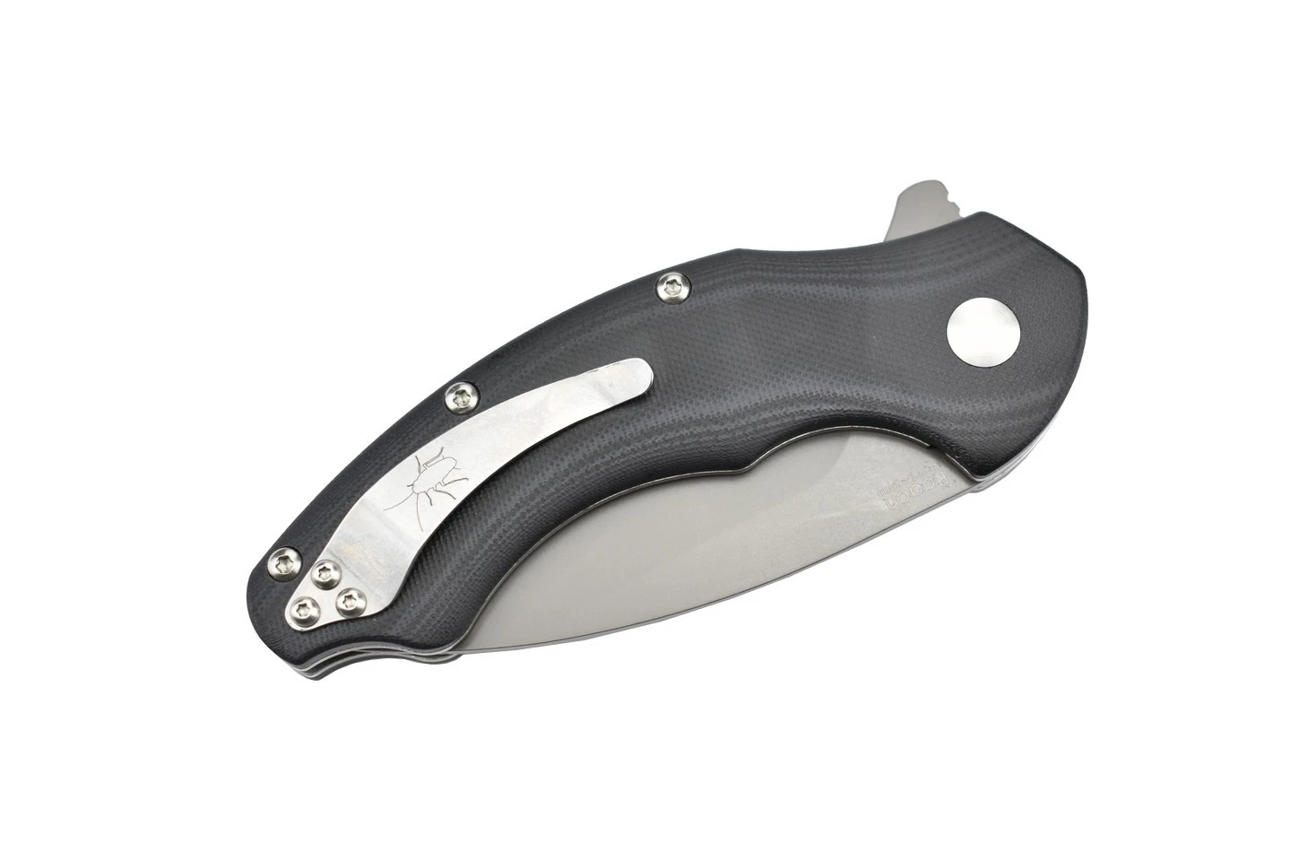 Kizer V4477N1 Vanguard Roach Couteau Lame Acier N690 Et Manche En G10 Noir 7 Kizer V4477N1 Vanguard Roach Couteau Lame Acier N690 Et Manche En G10 Noir – Image 5
