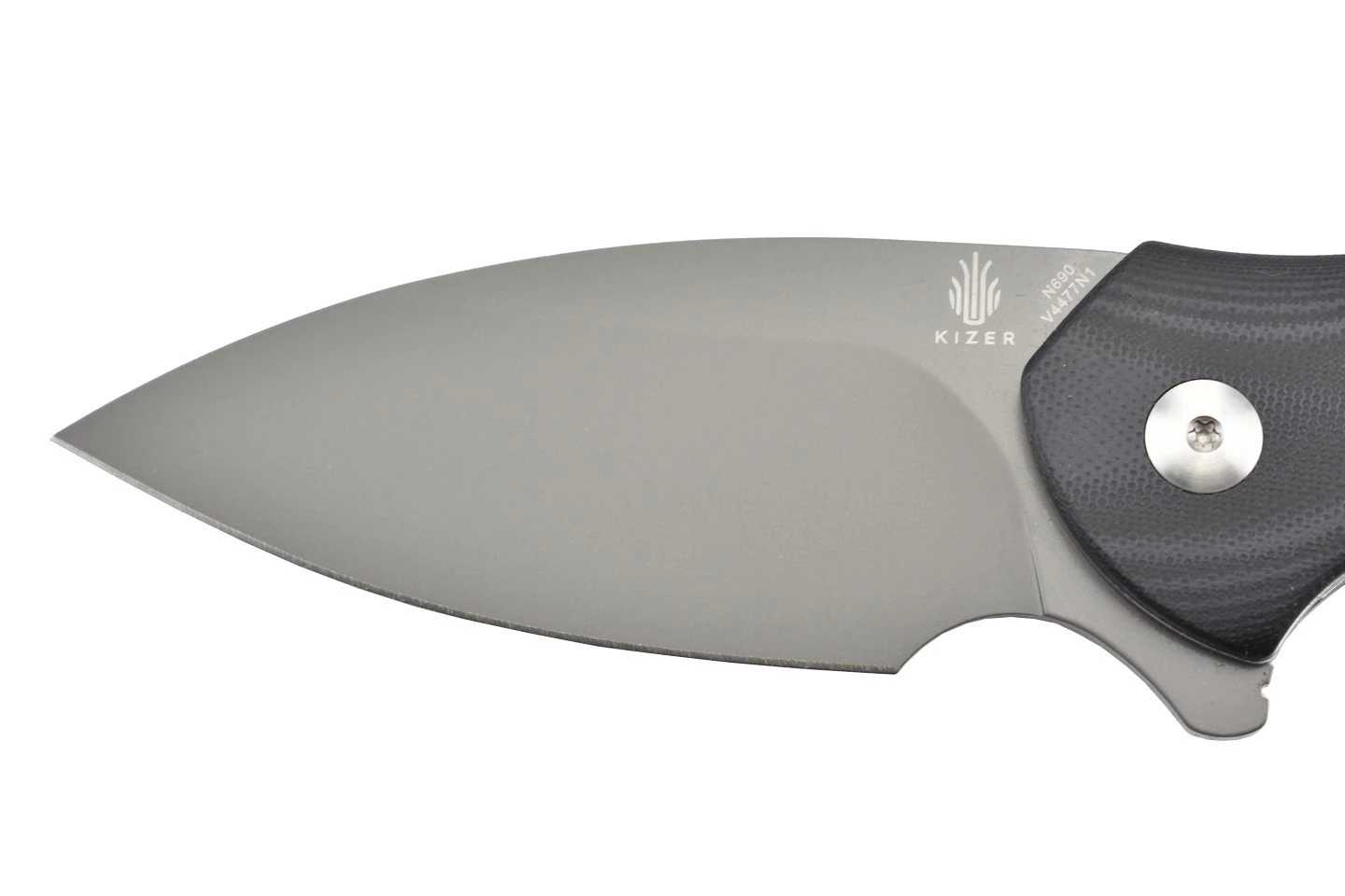Kizer V4477N1 Vanguard Roach Couteau Lame Acier N690 Et Manche En G10 Noir 4 Kizer V4477N1 Vanguard Roach Couteau Lame Acier N690 Et Manche En G10 Noir – Image 2