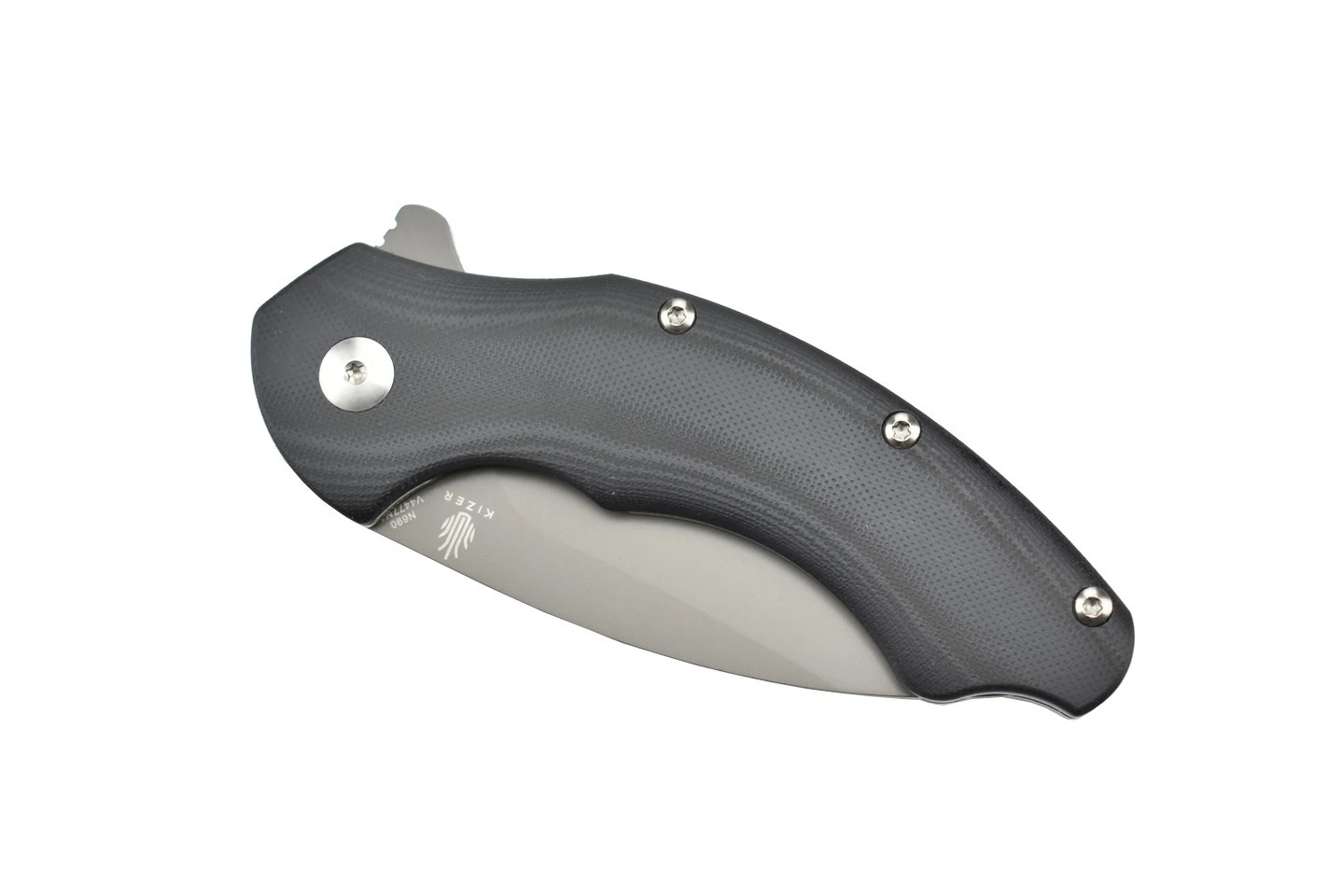 Kizer V4477N1 Vanguard Roach Couteau Lame Acier N690 Et Manche En G10 Noir 14 Kizer V4477N1 Vanguard Roach Couteau Lame Acier N690 Et Manche En G10 Noir – Image 12
