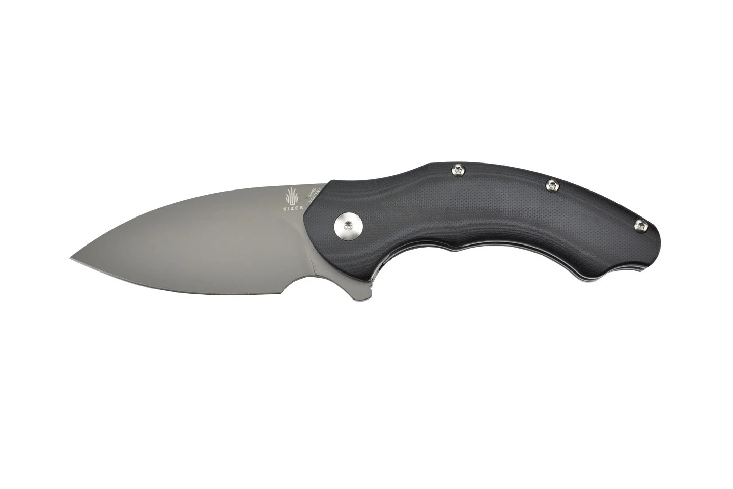 Kizer V4477N1 Vanguard Roach Couteau Lame Acier N690 Et Manche En G10 Noir 13 Kizer V4477N1 Vanguard Roach Couteau Lame Acier N690 Et Manche En G10 Noir – Image 11