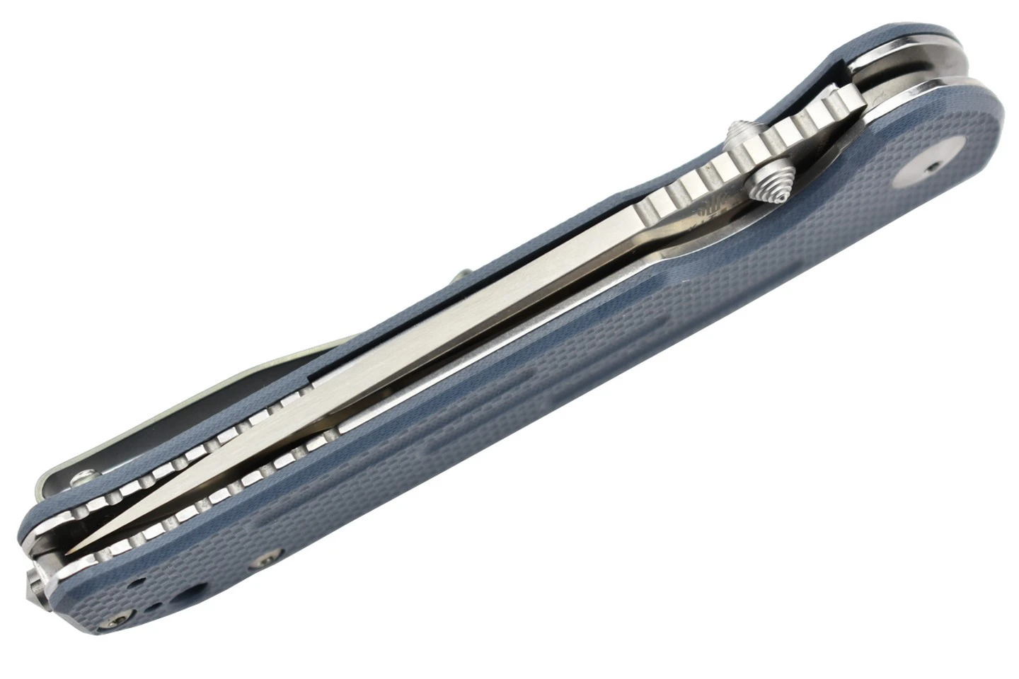 Kizer V4543N1 Justice - Lame Acier N690 Manche G10 Bleu 4 Kizer V4543N1 Justice - Lame Acier N690 Manche G10 Bleu – Image 2