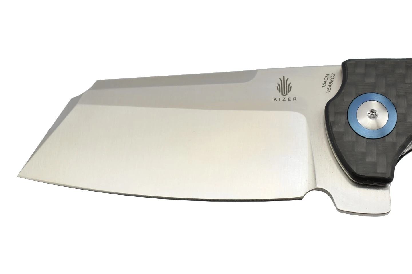 Kizer V5488C3 C01C XL Par Sheepdog Knives Lame 154CM Manche Fibre De Carbone 10 Kizer V5488C3 C01C XL Par Sheepdog Knives Lame 154CM Manche Fibre De Carbone – Image 8