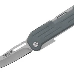 Camillus 19658 POCKER BLOCK Lame Acier 420 Et Manche G10 Gris