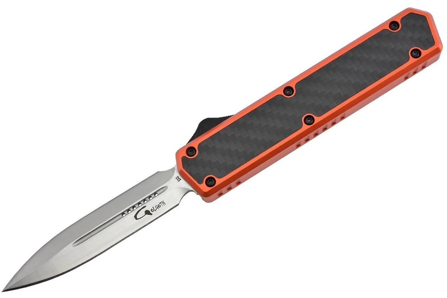 Golgoth G11B5 Orange. Couteau Automatique OTF Double Action 3 Golgoth G11B5 Orange. Couteau Automatique OTF Double Action