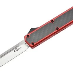 Golgoth G11C3 Rouge. Couteau Automatique OTF Double Action