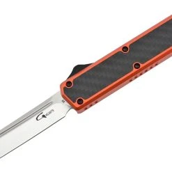 Golgoth G11F5 Orange. Couteau Automatique OTF Double Action